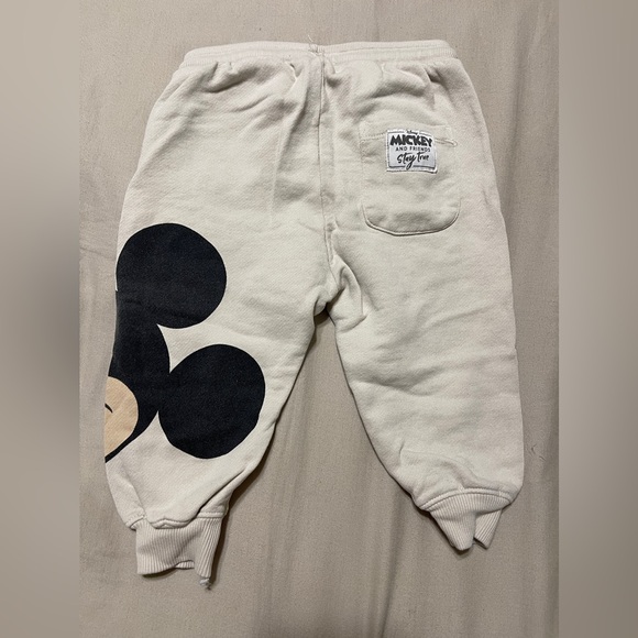 ZARA Mickey Sweatpants - Picture 2 of 3